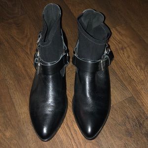 Matisse leather boots black booties